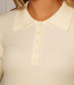 Джемпер #КТ3127, жёлтый