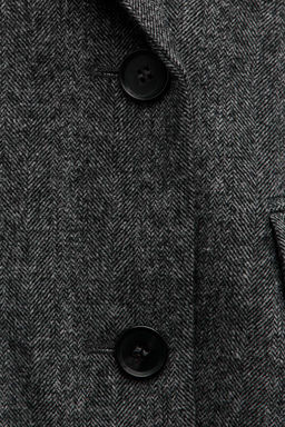 HERRINGBONE WOOL BLAZER ZW COLLECTION - Zara фото 12