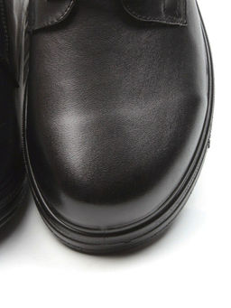 03-5066 BLACK Полуботинки женские (натуральная кожа)