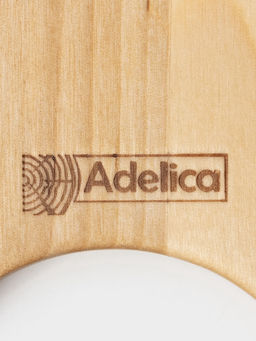 Столик - поднос для вина в форме сердца Adelica, с менажницей и складными ножками, на 2 персоны, d=30?1.8 см, дерево берёза