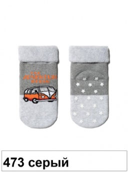 Носки дет. Sof-Tiki 7С-62СП(анти/отв) (40/32/4) - 473 серый - Conte elegant фото 2