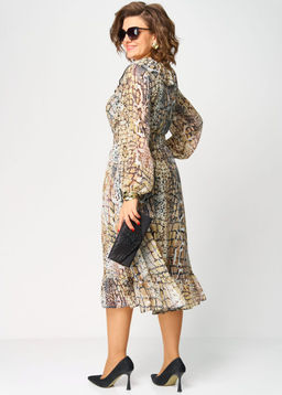 Платье EVA GRANT 7327А рептилия