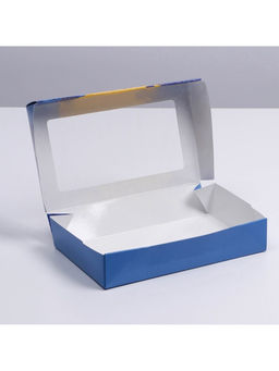 Цена за 5 шт. Коробка складная Гортензии, 8 марта, 20 х 12 х 4 см - Дарите счастье фото 4