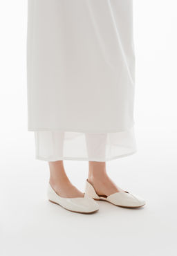 Молочные лакированные женские туфли - Mascotte фото 6