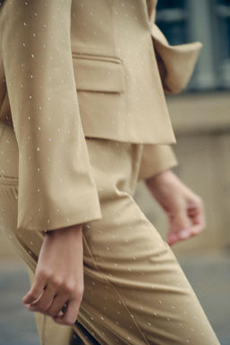 BEADED BLAZER WITH SHOULDER PADS - Zara фото 2