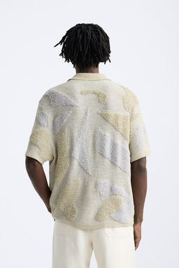 TERRY JACQUARD SHIRT - Zara фото 4