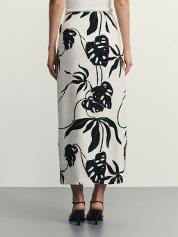 Юбка миди на запах / Zarina  фото 4