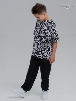 Костюм Daily men надписи-черный - Sovalina фото 5