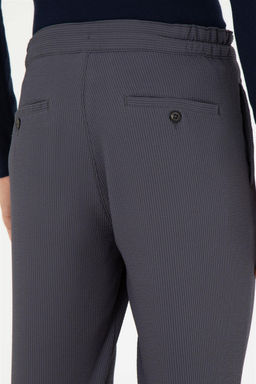 Мужские брюки из плотной ткани антрацитового цвета - U.s. polo assn фото 7