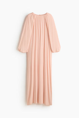 Maxivestido drapeado
