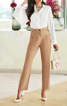 Блузка, экрю - Linea tesini фото 3