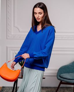 Свитшот Футер 2-х нитка с V-образным вырезом - Sahar art lab фото 5