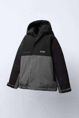 WATER-REPELLENT COLOUR BLOCK JACKET - Zara фото 2