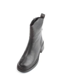 04-M3-L806 BLACK Ботинки зимние женские (натуральная кожа, натуральный мех) - Фабричный китай фото 5