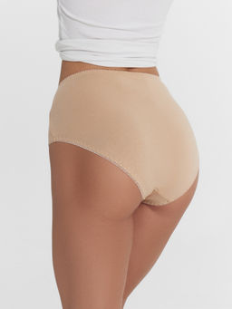 Цена за 2 штуки! Трусы женские макси бежевые мультипак (3 шт.) - Mark formelle фото 5