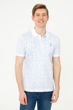 U. S. Polo Assn Мужская темно-синяя футболка с воротником-поло