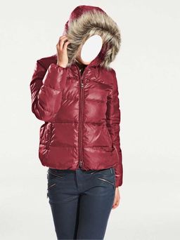 Пуховик, красный - Linea tesini фото 3