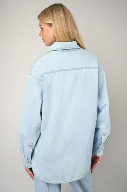 Женская джинсовая рубашка Happyfox