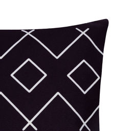 Наволочка декоративная Этель Этика цвет чёрный 40 х 40 см, велюр  фото 2