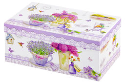 Ваза 1,5 л 12,5*9,5*22 см Лаванда NEW BONE CHINA - Elan gallery фото 11