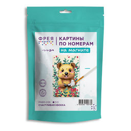 ФРЕЯ PNBM-039 Набор для раскрашивания по номерам (на магните) 10 х 15 см Счастливая квокка  фото 3