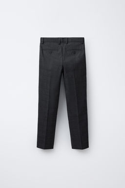 CHECK COMFORT SUIT TROUSERS - Zara фото 2