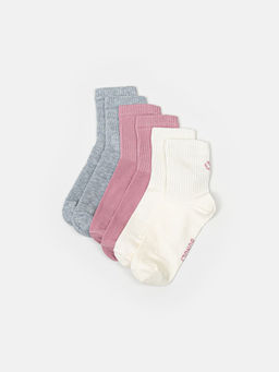 Комплект носков Пудра/Нюд/Пепел