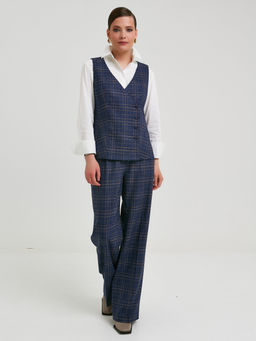 Брюки в клетку - Stilla фото 7