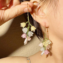 Серьги длинные на крючках арт. 13 0957 (id 265478) - Rada фото 2