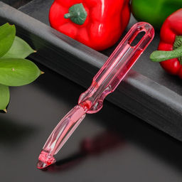 Цена за 2 шт. Овощечистка Доляна Леденец, 17 см, цвет МИКС  фото 2