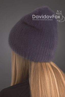 Шапка Бини норка орнамент байкал