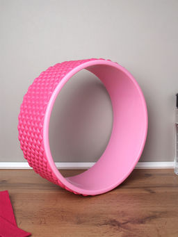 Колесо для йоги и пилатеса массажное 30Х10 / MYW-30PP / розовый / уп10 - Галеонтрейд фото 4