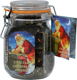 Dolche Vita. Новый год. В стекле. Счастья, здоровья, любви! 125 гр. стекл.банка