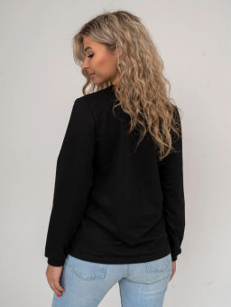 Толстовка женская, цвет черный