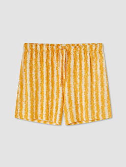 ?izgili Kad?n ?ort Pijama Alt?