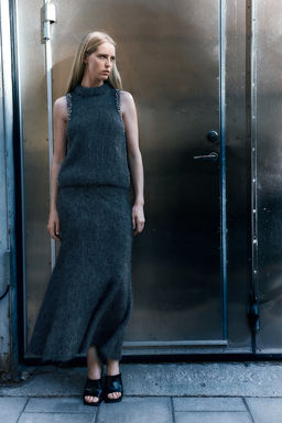 Top en mezcla de mohair con detalles de strass - H&m фото 2