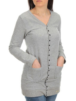 TA013 GRAY Кардиган женский (100% хлопок)