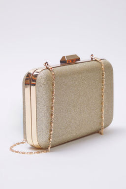 Alt?n Simli Abiye Kad?n S?k Mini Boy Clutch El Cantas? TAKSS25OC00065 - Trendyolmilla фото 4