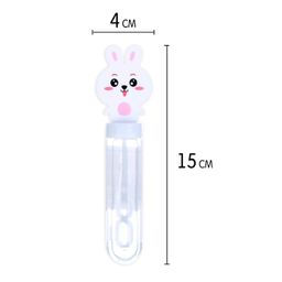 Цена за 24 шт. Мыльные пузыри Милые зайчатки, колба 15 см - Funny toys фото 2