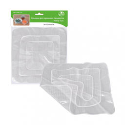 Набор крышек силиконовых 3шт. (9,5х9,5см, 13,5х13,5см, 18,5х18,5см) арт. VL80-119 (80.119)