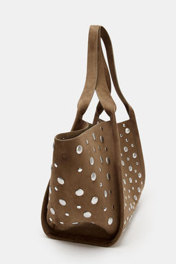 CITYBAG TACHAS / Marr?n - Zara фото 6