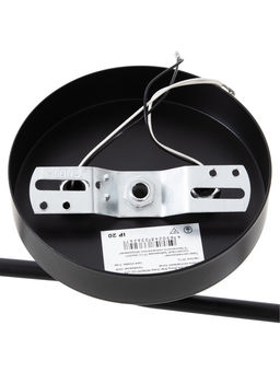 Люстра 12197/2, 2хE27, 40 Вт, чёрный/белый