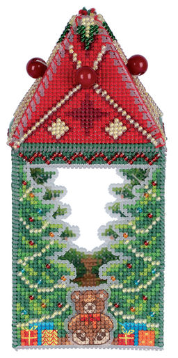 Набор для вышивания PANNA IG-7441 Новогодний фонарь 7 х 15.5 см