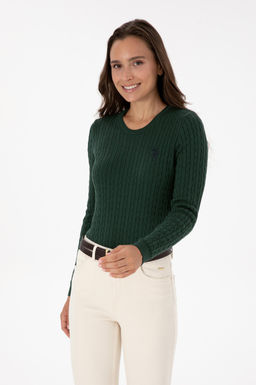 Kad_n Koyu Ye_il Basic Kazak Sepette S_rpriz _ndirim - U.s. polo assn фото 3