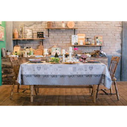 Скатерть Этель Love 220х147 см, 100% хлопок, саржа 190 гр/м2  фото 11