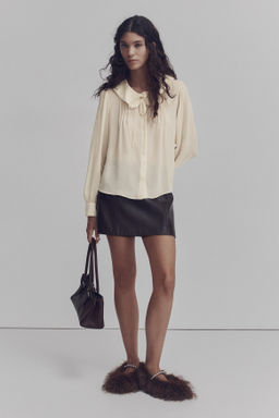 Blusa de viscosa con cuello Peter Pan - H&m фото 3