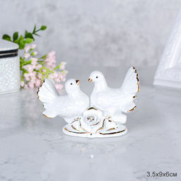 Статуэтка Голуби 3,5x9x6 см / S0164С /уп 240/