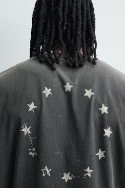 CAMISETA ESTAMPADOS LAVADOS / Antracita oscuro - Zara фото 6