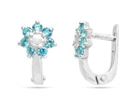 Серьги из серебра куб.циркон., С1827р202