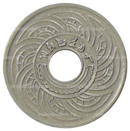 Монета 5 сатангов 1926 года Таиланд